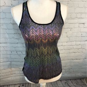 TOPIA Sequined Tank-XS